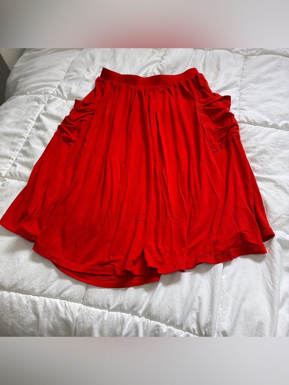 ASOS soft flowy skirt with pockets